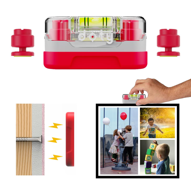 doty & Stud Finder | Picture Hanging Tool for Simple Picture Hanging | Find Wall Studs and Mark Your Drill Holes Quick & Easy doty & Stud Finder Kit