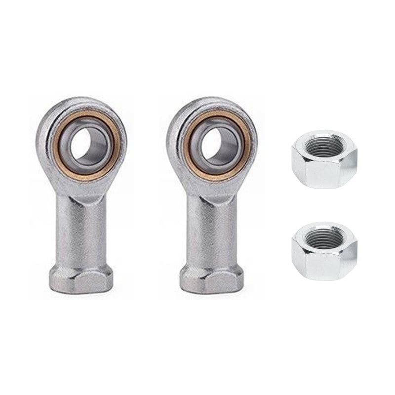 Rod End Bearings, 2PCS SIL12T/K M12*1.25 PTFE Composite Material Female Thread Rod End Joint Bearing Self-Lubricating Heim Joint SIL12T/K （M12*1.25） Female Thread（SIL）