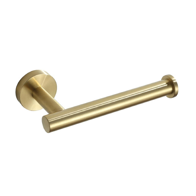 SEIDO Bathroom Toilet Paper Holder Gold, 304 Stainless Steel Hand Towel Bar Wall Mount, 6.5" L Kitchen Paper Towel Holder, for Kitchen, Bathroom, Hallway, Brushed Gold, 6.5 Inch 6.4Inch