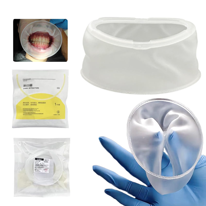 20 pcs Dental Disposable Oral Cheek Lip Retractor, Dental Cheek Retractor Mouth Opener, for Teeth Repair & Whitening, Orthodontics