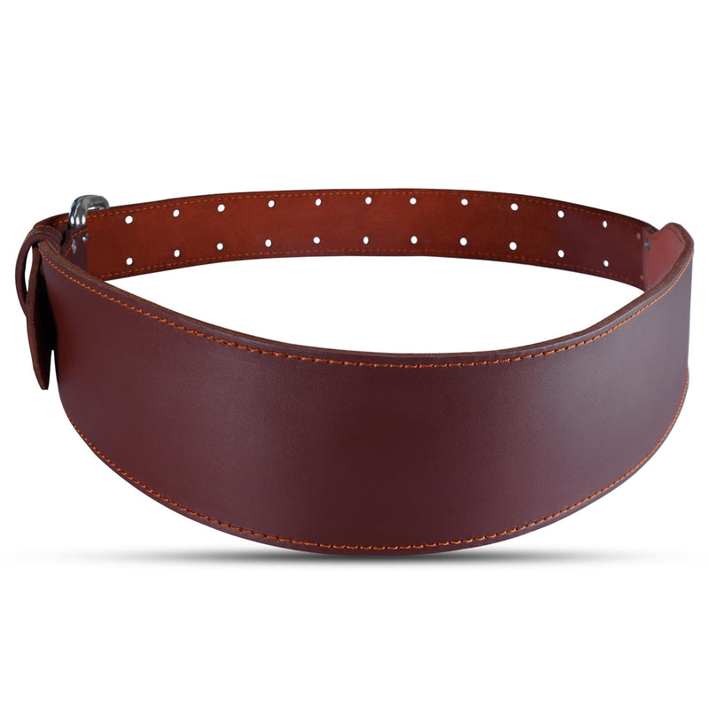 ABRIX Leather Tool Belt for Men – Heavy Duty 28 Pocket Tool Belts with Padded Foam, Adjustable (Fits 30" to 50"), Maroon (Chocolate, Extra Large) (Black, Extra Large) (Maroon)