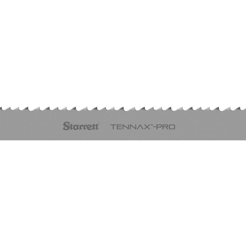 Starrett Tennax Pro Bi-Metal Band Saw Blade for Cutting Pipes, Tubes, Structural Profiles, Bundles - 9' 3" Length, 3/4" Width, .035" Thickness, 10-14 TPI - 99571-09-03 9 ft 3 in L × 3/4 in W