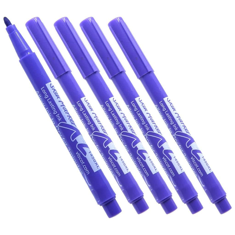 (5 Pack) Mini XL Surgical Markers Stencil Skin Scribes for Marking Piercing and Tattoo Sites & Surgical Aesthetic Procedures