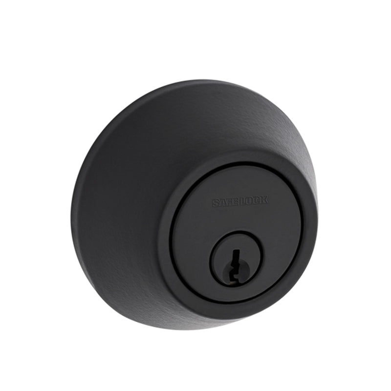Safe Lock - Single Cylinder Deadbolt for Entry Door, Matte Black Finish