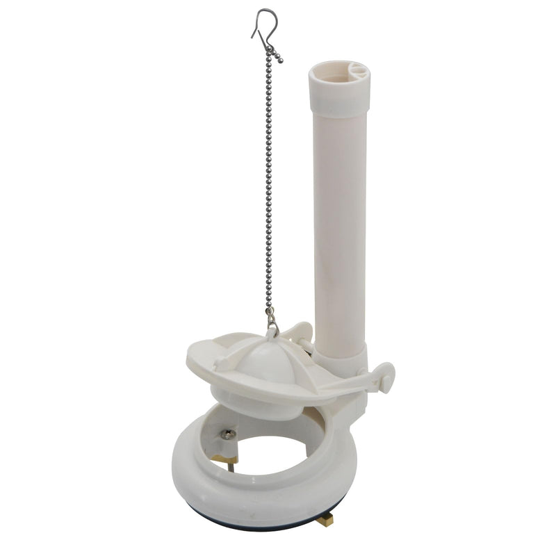 Toilet Flush Valve Replacement Kit, Universally for 3-Inch One-Piece Toilets, Includes Chain & Rubber Seal, Compatible with TOTO, American Standard, and Other WC Tank Repair Parts