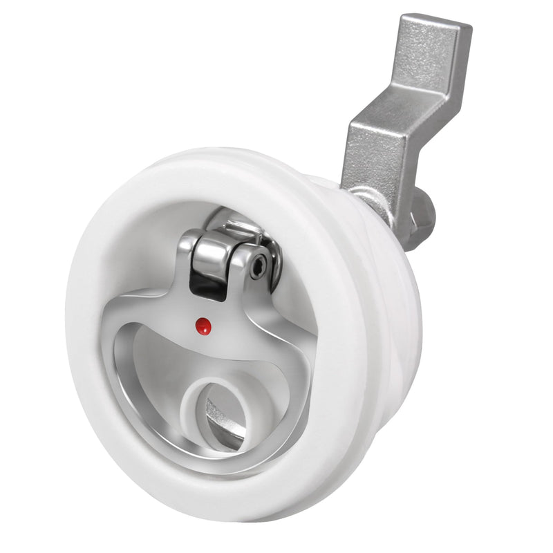 Boat Cam Latch Fits 2-1/2" Hole,Surface-Mount Locking Latch Flush Mount Latch (Non-Locking)