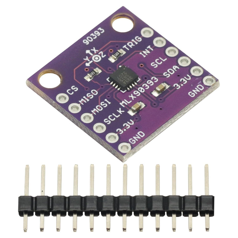 MLX90393 for Digital 3D Hall Sensor Three-Displacement Angle Rotate 3D Position Sensor Module