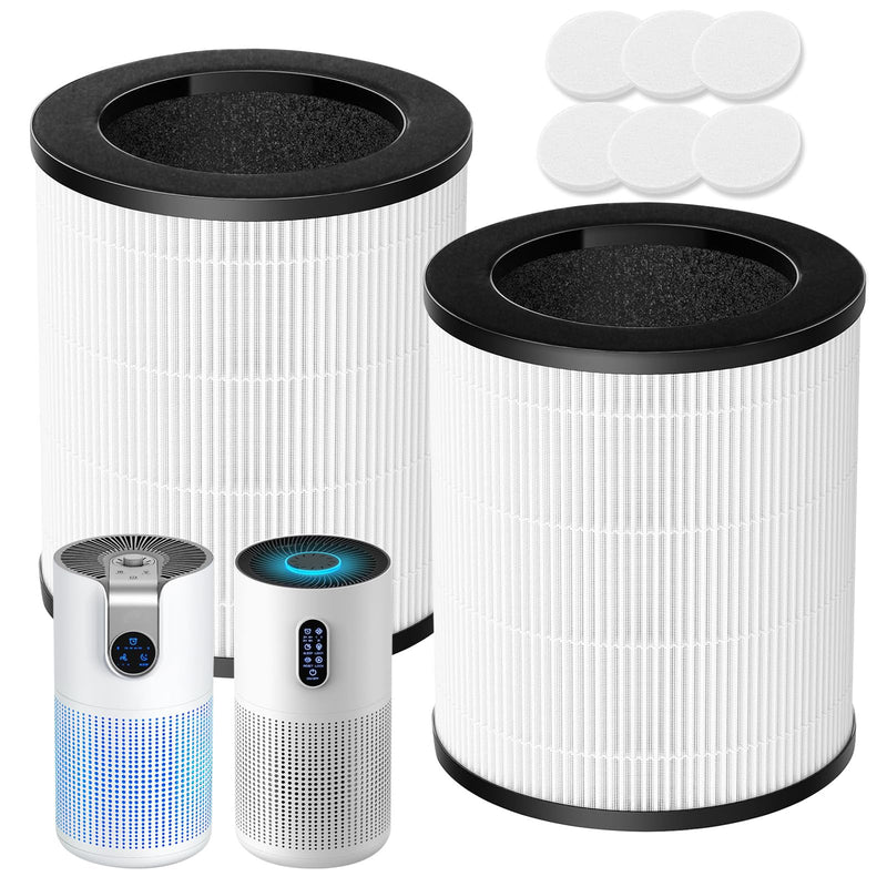 B-D03 Air Filter Replacement for MOOKA B-D03 M03, 2 Pack