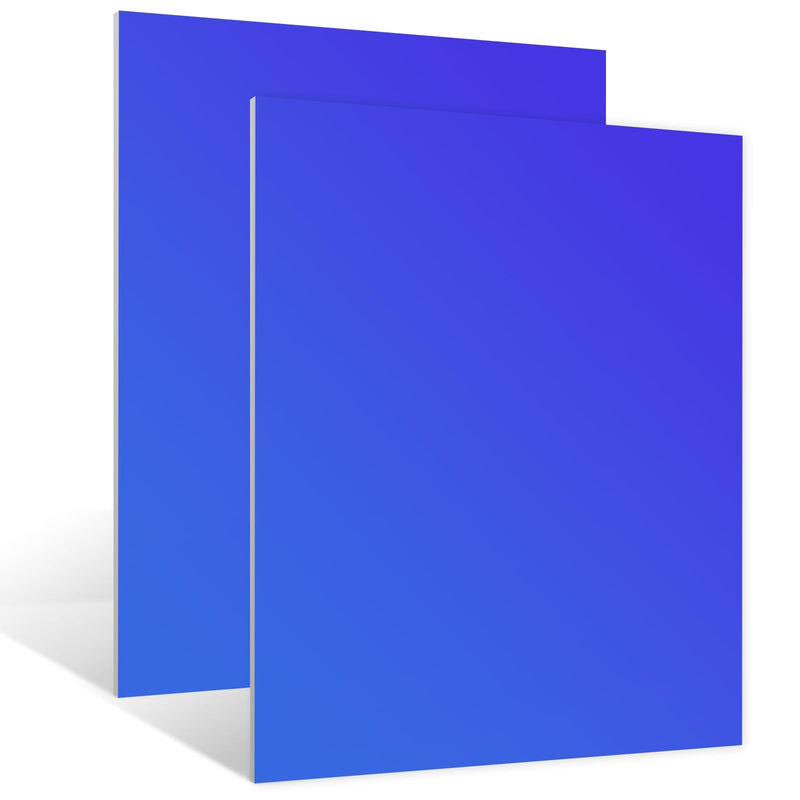 Anodized Aluminum Sheet Metal 11.3 x 11.3 x 1/32 Inch Metal Plates Engraving Blanks for CNC Laser Engraving DIY Card, 0.8MM Thin Decorative Aluminum Sheets for Crafting (Blue 2) Blue 2