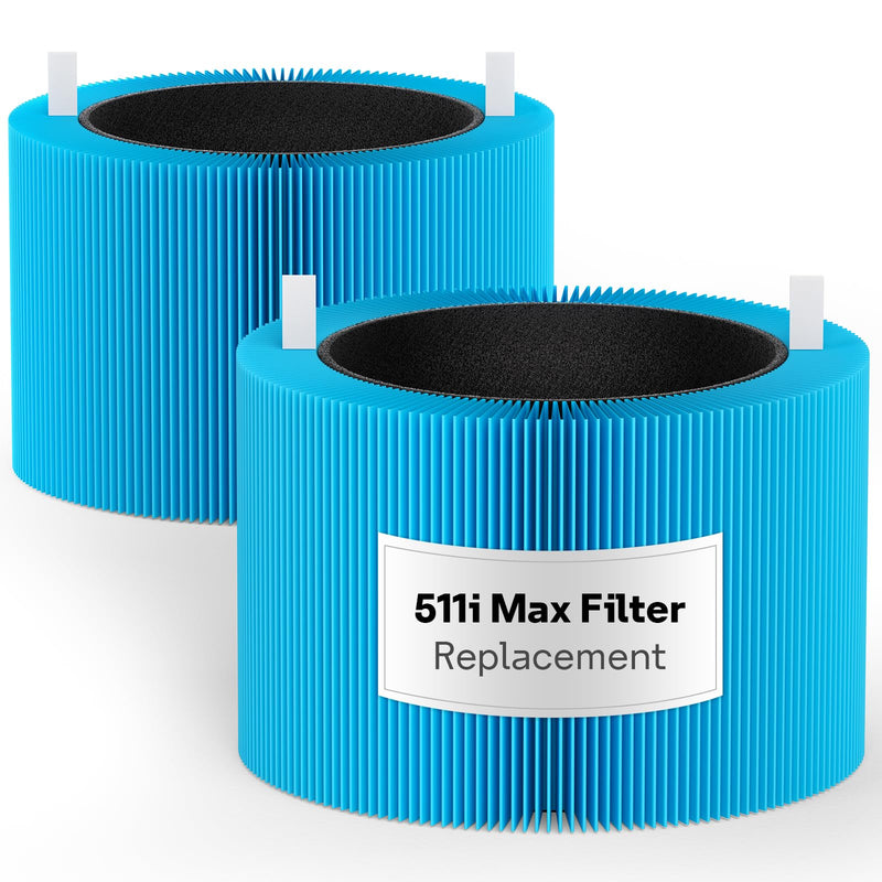 Leemone F5MAX AllergenBlock Filter for Blueair Blue Pure 511i Max, 2 Pack