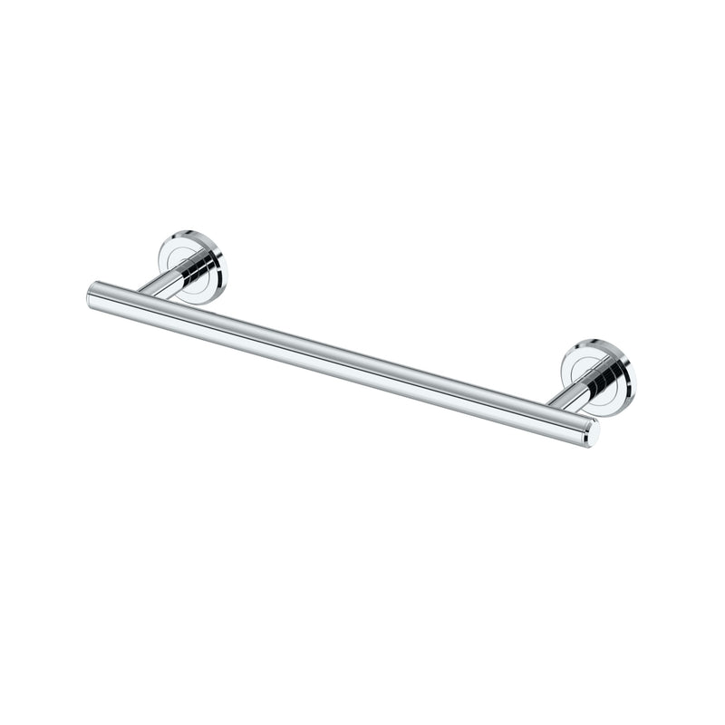 Gatco 4241A Latitude II 12-Inch Hand Towel Bar, Wall Mounted Bathroom Towel Holder, Chrome