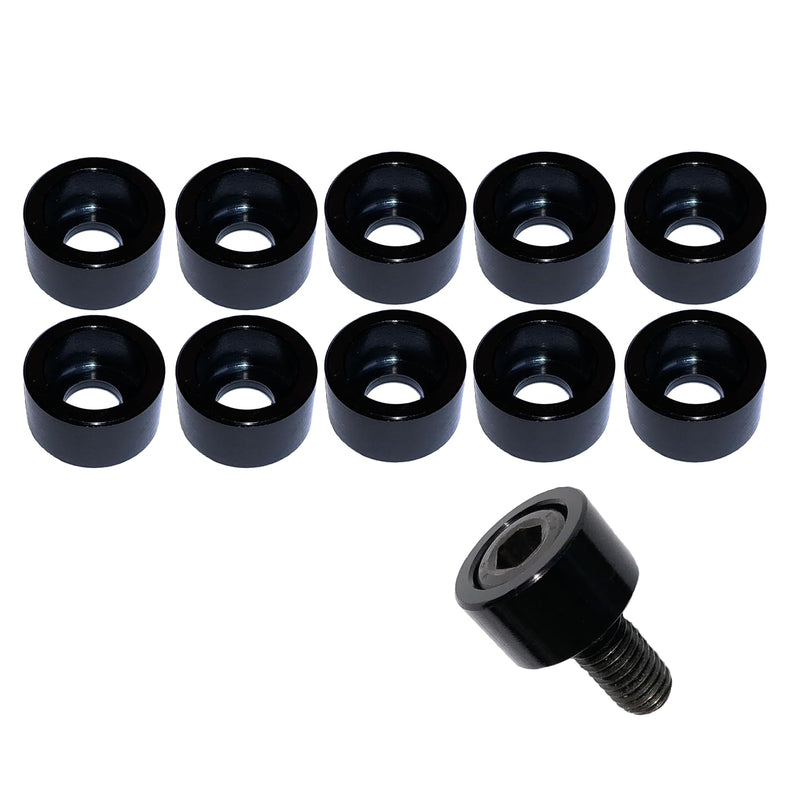 Black 3/8" Hex Allen Bolt Cups Washers Black 3/8"