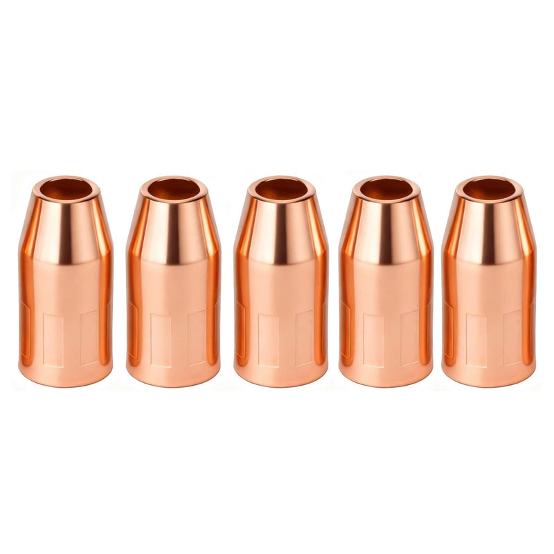 5-PK Nozzle For VNS50F Velocity Flush 1/2 Fixed Threaded Fits Tweco Fusion 140 180 220 250 MIG Welding Guns Part VNS50F Nozzle 5-PK