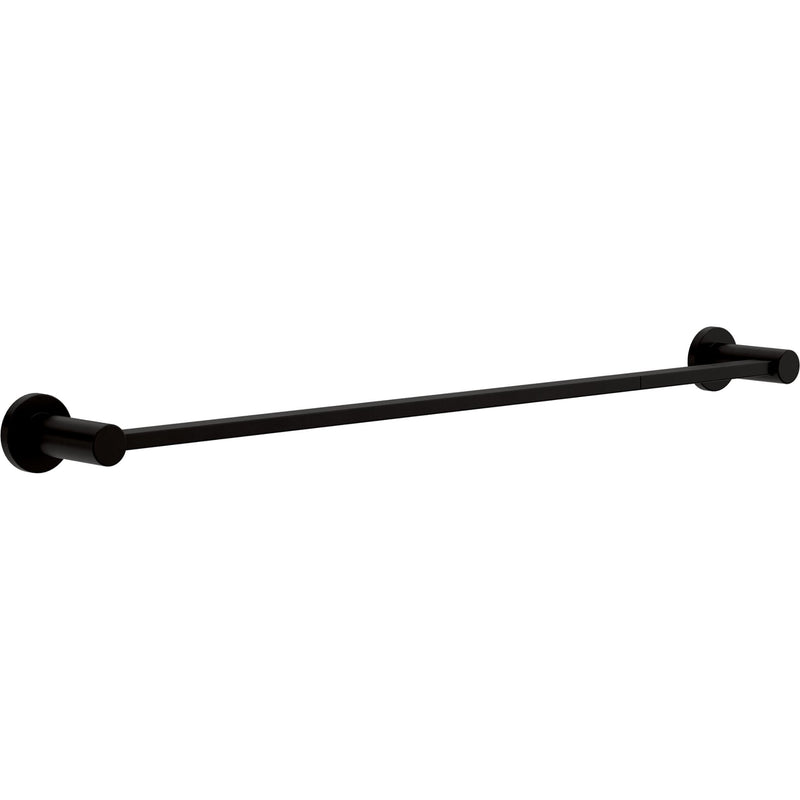 Franklin Brass Kildare (1-Pack) 18'' Towel Rack w/ 6" Extender for Bathroom Matte Black Towel Bar for Bathroom Wall Mounted Towel Holder Rod KLD26-MB