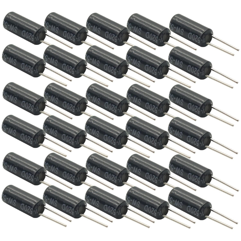 30PCS SW-520D Vibration Sensor Metal Ball Tilt Shaking Switch,Tilt Sensor