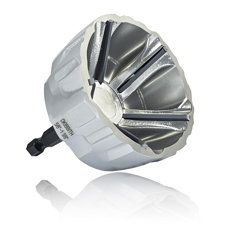 Heavy-Duty Deburring Chamfer Tool with Sharp Tungsten Carbide Blades,Fast Hex Shank Deburr Drill Bit, External Burr Removal for Metal Rod Bolt Pipe 3D Printing PVC in 5/8" to 1-3/8"Diameter(16~35mm) Deburring Chamfer Tool 5/8" to 1-3/8"