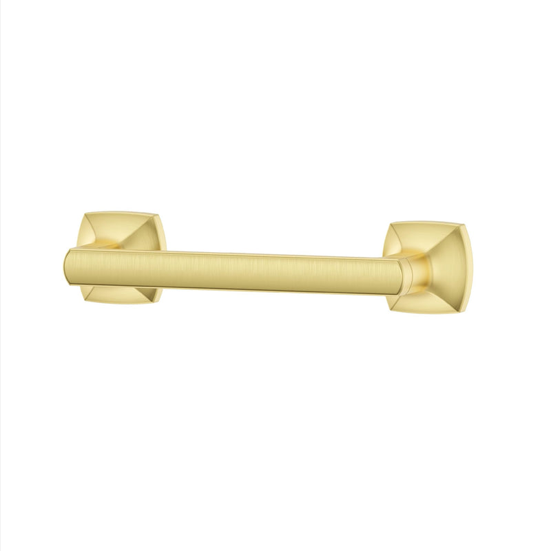 Pfister Vaneri Wall-Mounted Toilet Paper Holder with Brushed Gold Finish - Premium Metal Construction Bathroom Hardware for Modern Bathroom Decor and Accessories BPHVRI0BG