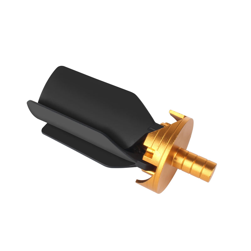 CNC Chip Removal Fan,Chip Cleaner for Steels, Aluminum, Copper,Wood Working, High Power Removal Rate for Milling Cutter,5/8" Shank, 4 Flute,Unfold Size 260mm