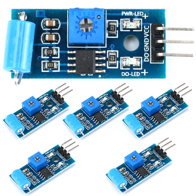 6pcs SW-420 Vibration Motion Sensor Detection Module for Arduino Alarm System Projects
