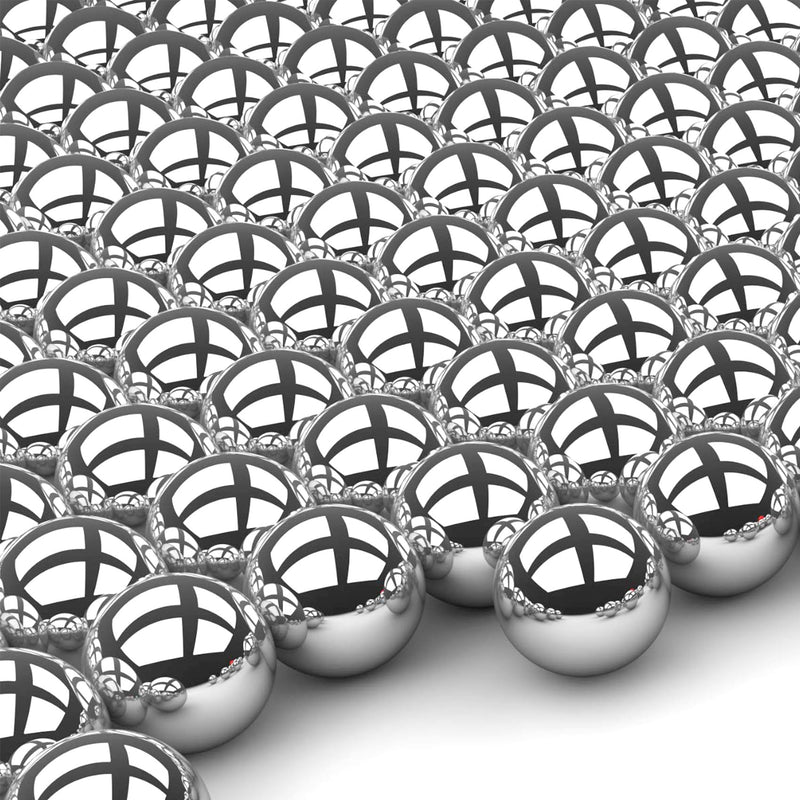 125PCS Paint Mixing Balls, 316 Stainless Steel 0.16” Nail Polish Balls, High Temperature Resistant Mini Metal Bearing Ball for Mixing Nail Polish, Oil Paint, DIY Projects 0.16 inch 125pcs
