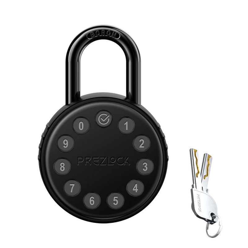 Electronic Combination Padlock with Key Backup, Suitable for Outdoor and Heavy Duty uses, Water Resistant, IP65 Weatherproof.