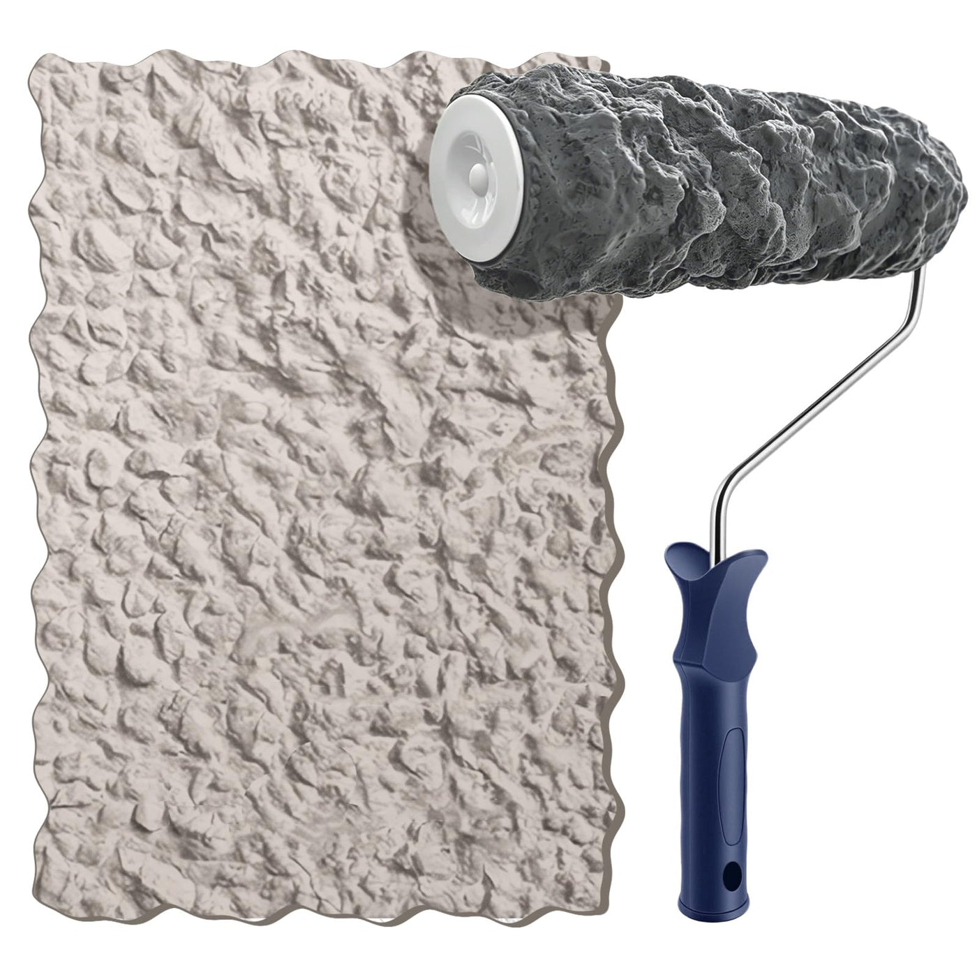 Nichiyo Concrete Texture Roller Stamp for DIY Stone Patio
