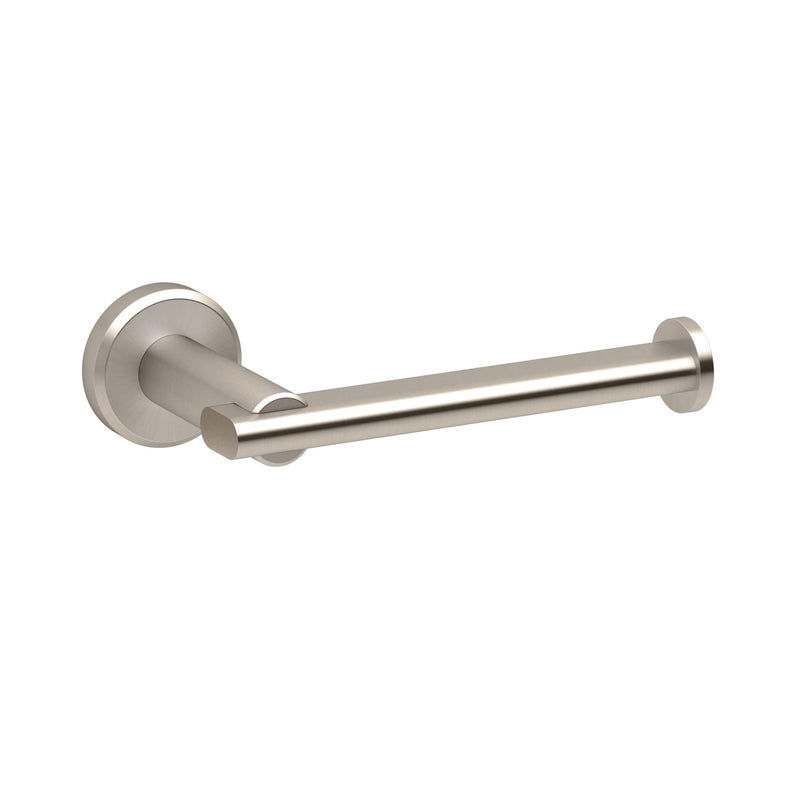 Gatco 5463 Locke Single Post Toilet Paper Holder, Satin Nickel