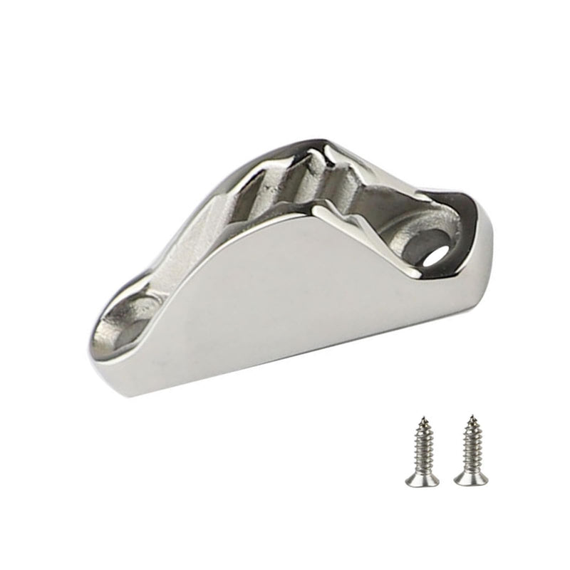 1 Pack Boat Rope Clam Cleat Sturdy 316 Stainless Steel Rope Cleat for Kayak