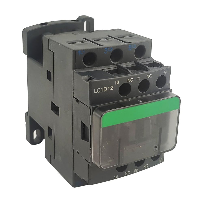 LC1D12G7 Non-Reversing Contactor 12A 3Pole 120VAC Coil AC Magnetic Contactor 1NO 1NC 50/60Hz