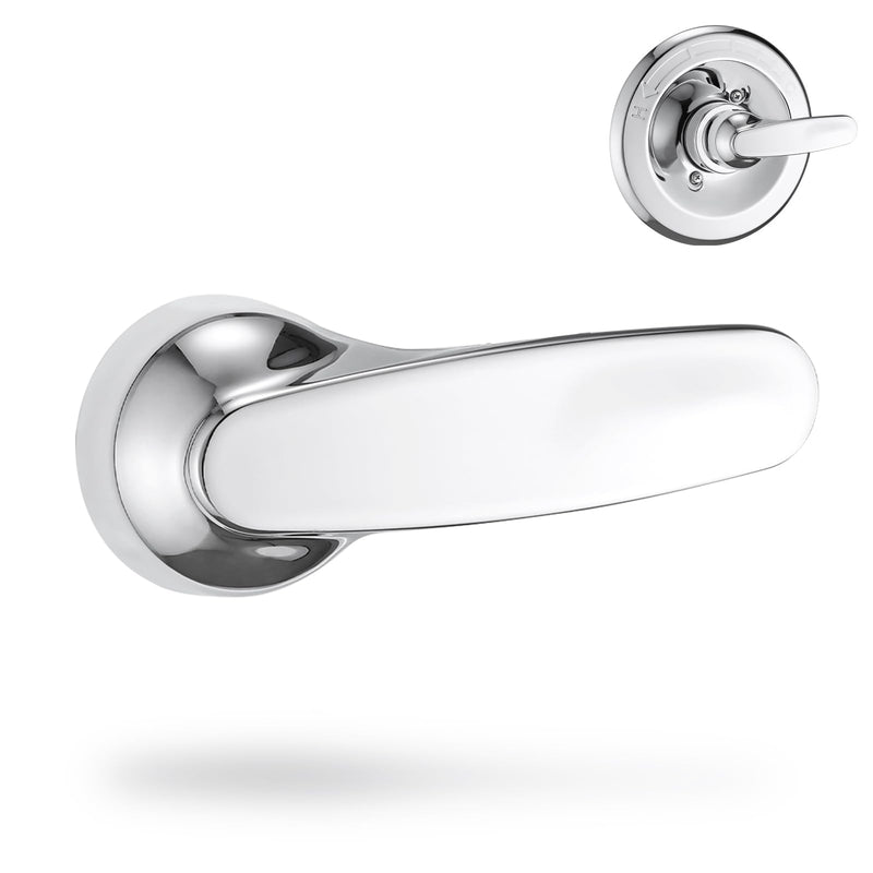 Replacement Metal Lever Handle for Delta H79 1300/1400 Series - Single Tub Faucet Handle Kit, Durable Zinc Alloy Construction, Easy DIY Installation Chrome