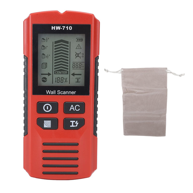 Stud Finder Wall Scanner Electronic Drywall Stud Detector, High Precise 7 in 1 Wood Metal Cable Locator with LCD Display for Construction Site, Stud Detector Beam Finder