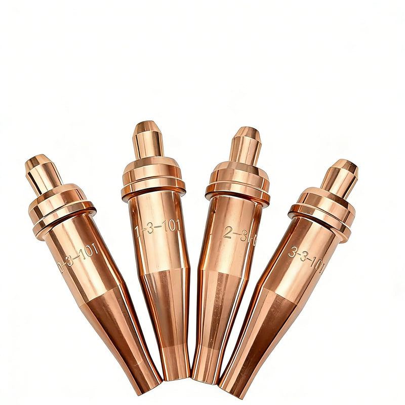0-3-101,1-3-101,2-3-101,3-3-101 Acetylene Cutting Torch Tips,Fit Victor Style,Pack of 4 | Durable & Sturdy 3-101-0,1,2,3
