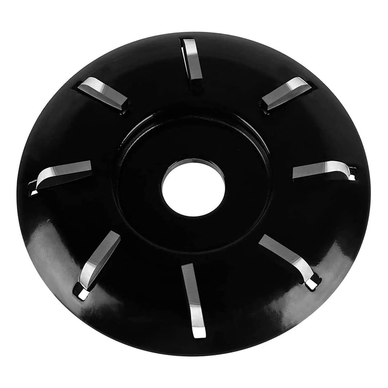 Hoof Trimming Disc for Angle Grinder - 6/8 Teeth Tungsten Steel Blade, Professional Electric Hoof Repair Tool & Wood Carving Disc for Horses, Goats, Cattle, Woodworking(Black 8 Teeth) Black 8 Teeth