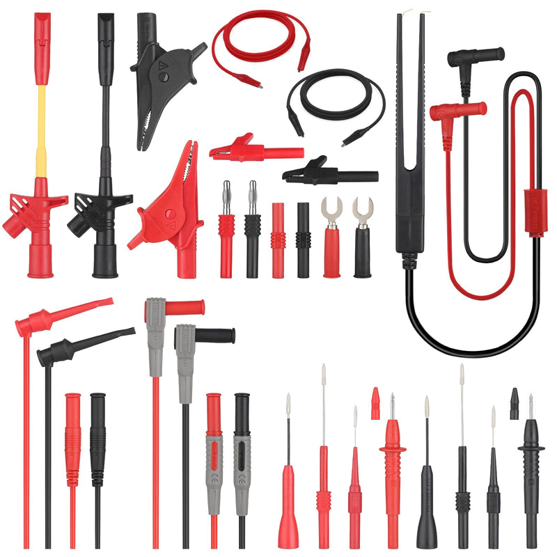 27-Piece Multimeter Test Leads Probes kit，multimeter Probes,Multimeter Leads Test Tweezers with，Alligator Clips with Wires，Volt Meter Leads Test Probes，multimeter Leads kit,2026 Spring Gifts for Men,