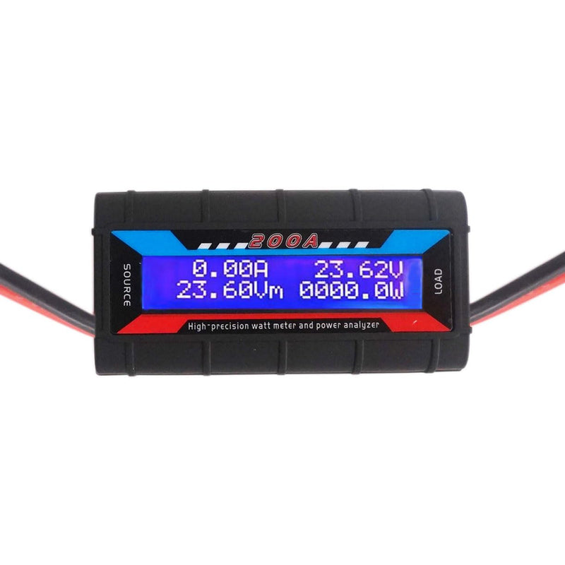 200A High Precision Power Analyzer Multi Meter, Watt Meter Tester for Measuring Voltage (V)/ Current (A)/ Power (W)/ Charge (Ah)/ Energy (Wh) -100V 200A/ 100V