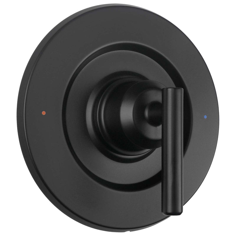 T2901BL Shower Handle Compatible with Moen Gibson Posi-Temp Valve Trim Kit, Matte Black Shower Compatible with Moen Gibson Posi-Temp Shower/Tub 2510/2520/2570/2590 Pressure balanced Valves