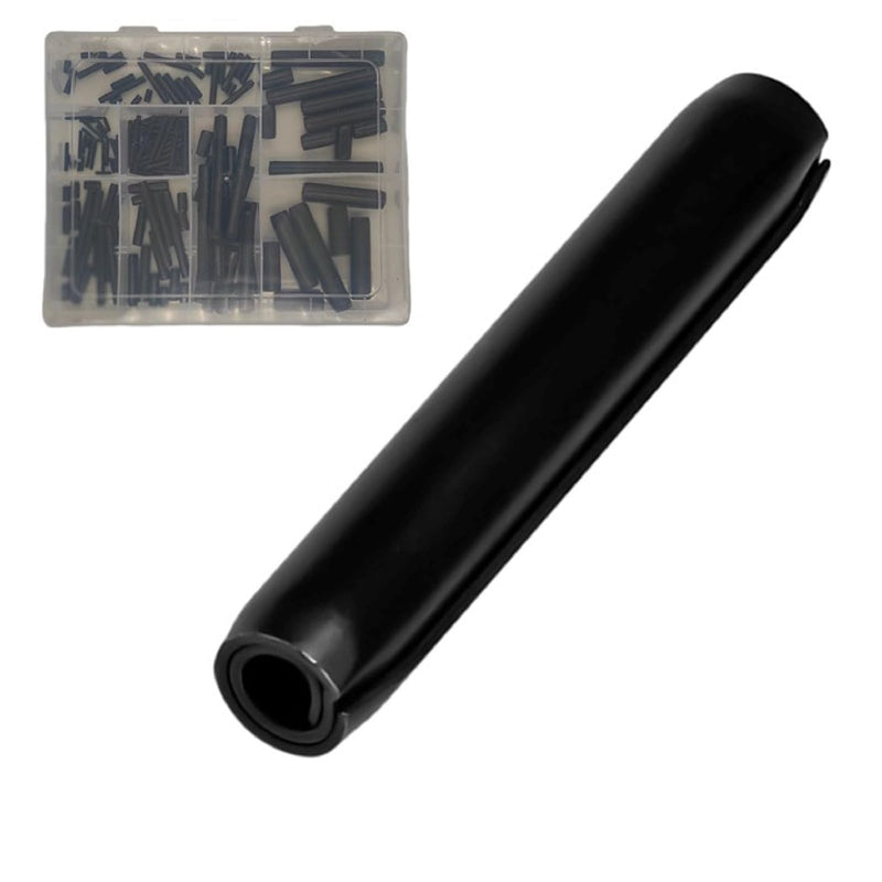 ACCUFINE Manganese Steel Coiled Roll Pin Set 179 PCS M2-M12 Spring Pins (MGJX01) MGJX01