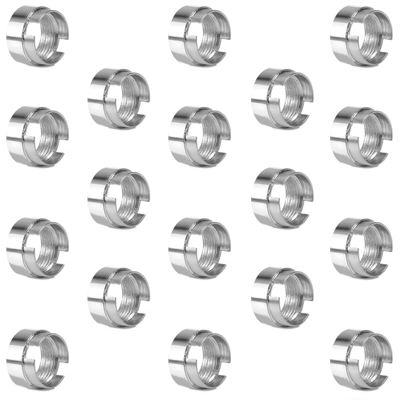 18PCS Thread Adapters, Stainless Steel Thread Screw Converter, 0.35 Inch Diameter Adapters Converter, Soldering Iron Adapters for Repairing Electronic Equipment Accessories