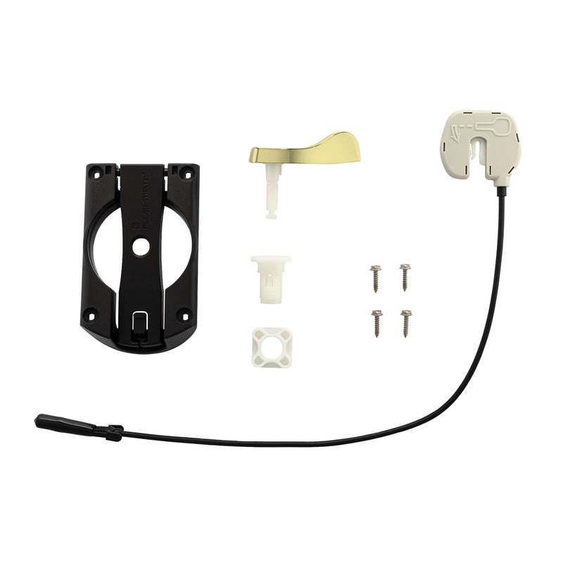 Flushmate AP400504-PB Universal Handle Replacement Kit for 504 Series - LH or RH Polished Brass Handle Included, ADA Compliant, Quiet Operation, Ideal for Residential & Commercial Use