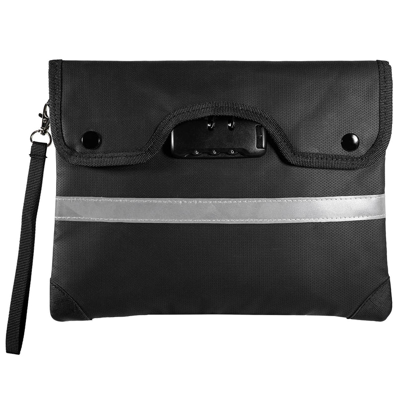 HOMELYLIFE Fireproof Docuement Bag, A5(11.4*8.5'') 6200°F Fire & Waterproof,Extra Thick Fireproof Cotton Lined for Home/Office,Secure Storage for Valuables,Cash,Contracts,Jewelry & Important Documents A5 (11.4*8.5*1in)