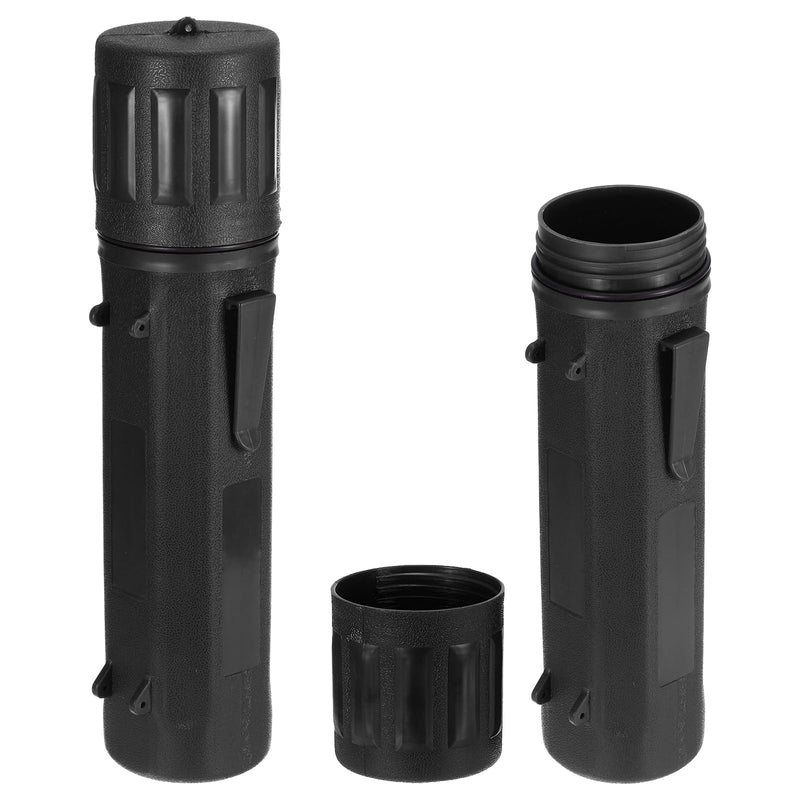 MECCANIXITY 2pcs Welding Rod Storage Tube, 14 Inch Tungsten Electrode Holder Container Airproof Waterproof 4.5kg Capacity, Black