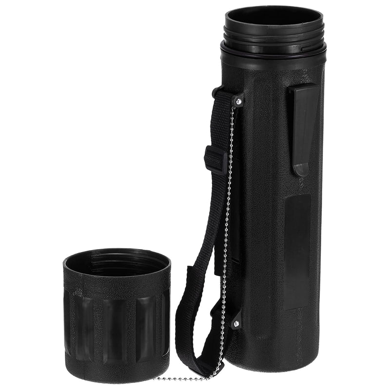MECCANIXITY Welding Rod Storage Tube, 14 Inch Tungsten Electrode Holder Container Airproof Waterproof 4.5kg Capacity with Strap, Black
