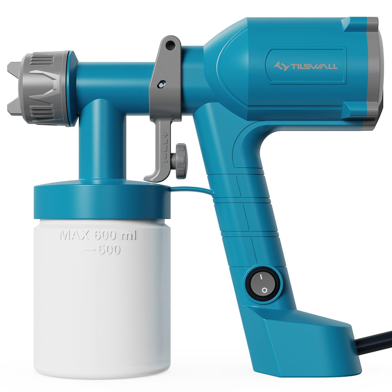 Tilswall Paint Sprayer Dreamer400 Ultra-Light Spray Gun for Painting Blue