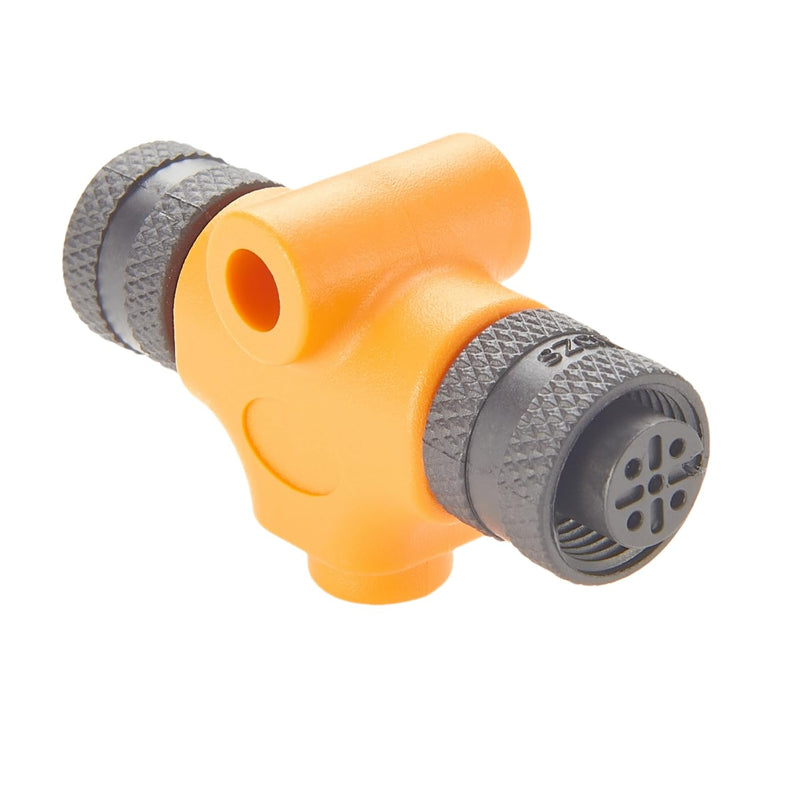 NMEA 2000 N2k T Connector M12 Micro-Change Gender Changer IP67 M12 5Pin A Code Female to Female Coupler Marine Boat Drop T Splitter for CAN Bus CANOpen Devicenet