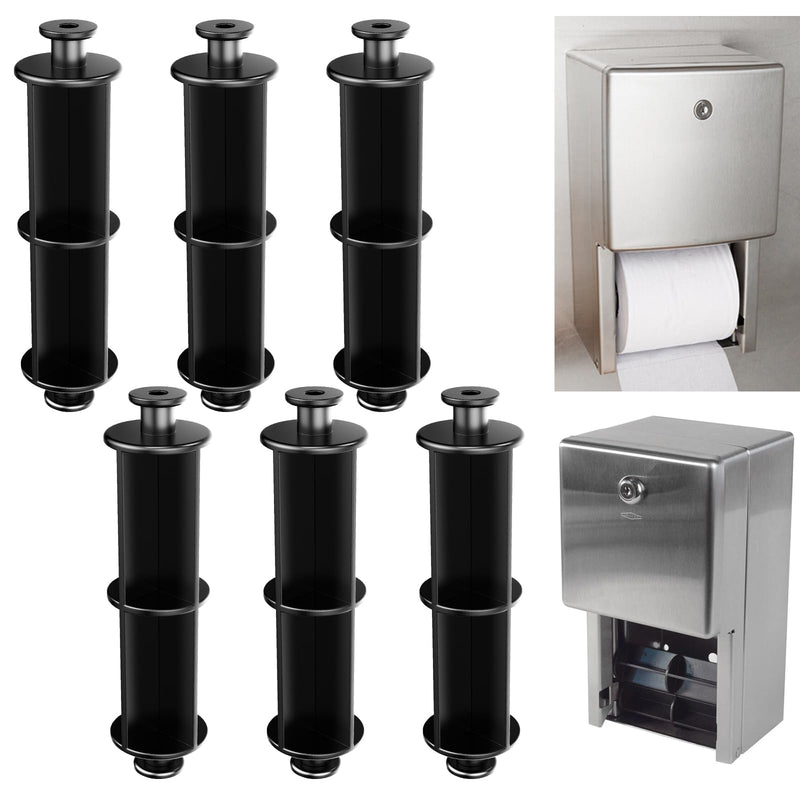 Set of 6 B-4288-9 B-2888 B-4288 B-4388 Toilet Paper Holder Roller Spindle Compatible with Bobrick Classic Contura Series Dispensers - Provides a Sturdy Replacement Roll for Toilet Paper Dispensers