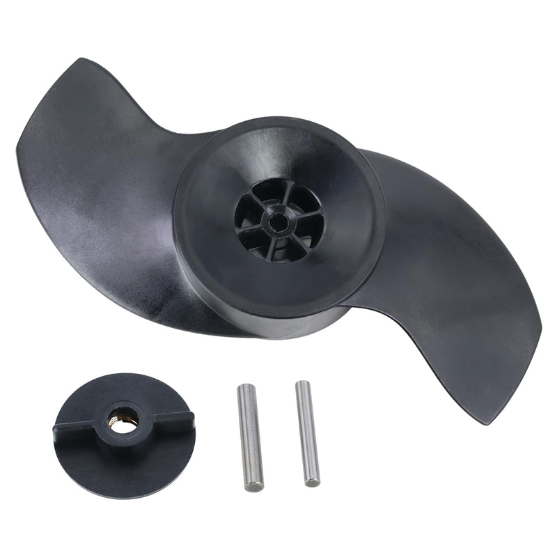 8M4004173 2-Blade Weedless Propeller Prop Fits Trolling Motors with 3.5-Inch Lower Diameter Housing, 3.5-Inch Hub 10.25-Inch Diameter