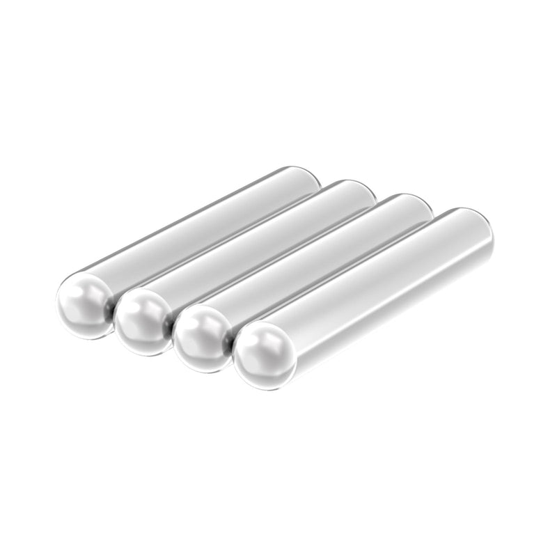 AlNiCo5 Magnets, Cow Magnet 1/2" Diameter x 3.00" Length - 4Pack,Silver Heavy Duty Cylinder Magnet,Cow Magnetic Metal Picker,Magnetic Stud Finder,Corrosion-Resistant and Water-Proof. 4