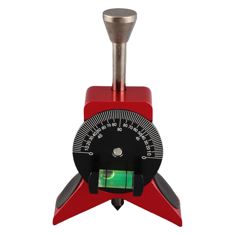 Tyenaza Pipe Center Finder, Y-Shape Pipefitter Gauge with Dial Bubble Protractor, Pipe Marking Tool for 1-1/2" to 6" Pipes