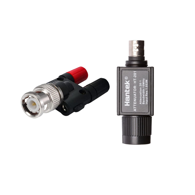 HT201+HT311 Hantek Oscilloscope Accessory Set 20:1 Attenuator with BNC to 4 mm Banana Plug Adapter HT201+HT311