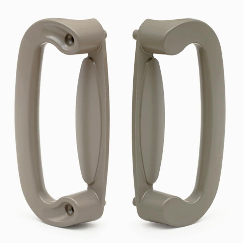 Gliding Patio Door Dummy Pull Handles Compatible with Andersen Tribeca Style OEM Part #2562035, 2573603 & #2573605, 5-1/2" Hole Centers, Non-Handed, Stone Diecast
